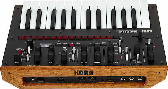 Korg Monologue Analog Synthesizer with 25 Keys Black