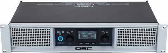 QSC GXD8 Τελικός Ενισχυτής PA 2 Καναλιών 1200W/4Ω σε Ασημί Χρώμα
