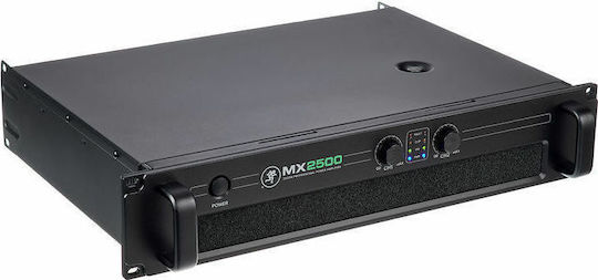 Mackie MX2500 PA Power Amplifier 2 Channels 750W/4Ω 500W/8Ω with Cooling System Black