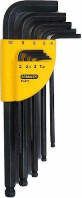 Stanley Set 9 Allen Wrenches L