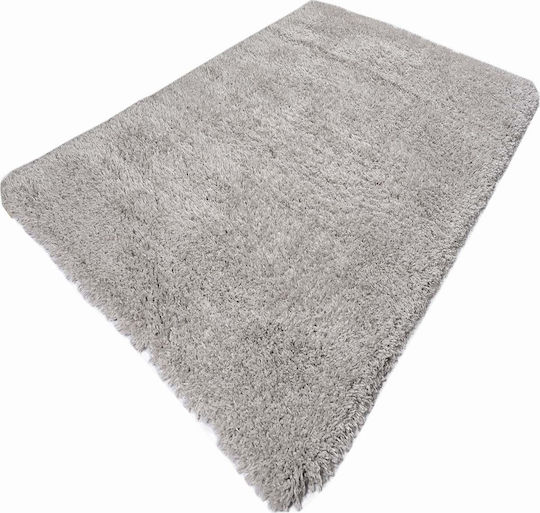 Balsan Flokati Teppich Rechteckig Zottelig Synthetisch,Polyester/Cotton/Leather Grey