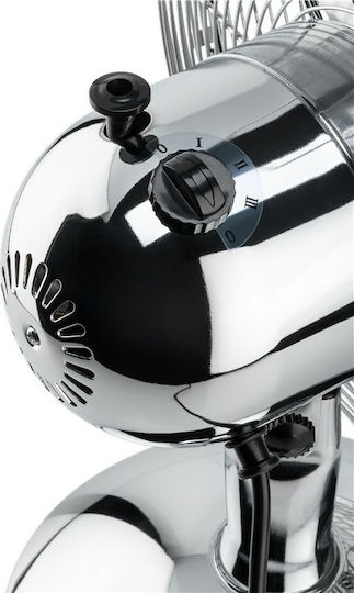 Goobay Wentronic Tischgerät Ventilator 40W Lüfterdurchmesser 34cm Silber