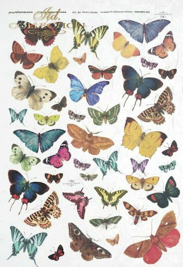 ITD Collection Rice Paper Butterflies Decoupage 40g