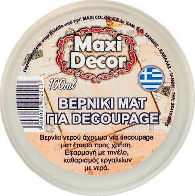 Maxi Decor Βερνίκι Ματ για Decoupage 100ml 1buc