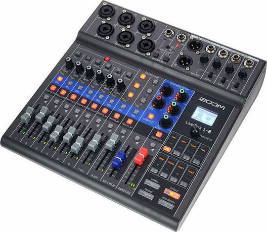 Zoom LiveTrak L-8 6 XLR Inputs Mic Set