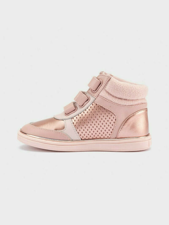 Mayoral Kids Sneakers High with Scratch Gold