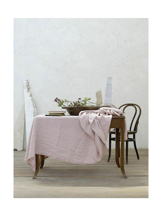 Nima Linho Platzdeckchen Stoff Rosa 50x30cm 22518 2Stück