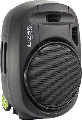 Ibiza Sound Karaoke Speaker / System with Wireless Microphones Black in Black Color