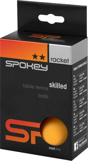 Spokey 81875 Μπαλάκια Ping Pong 2-Star 6τμχ