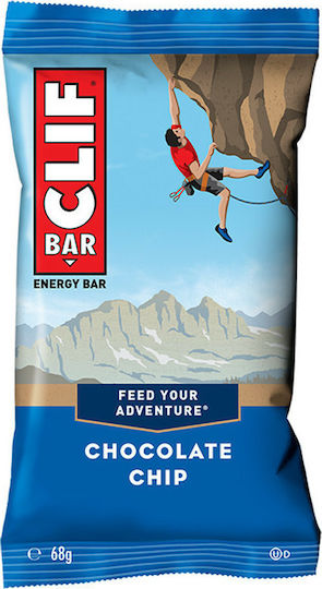 Clif Organic Oat Energy Bar With Chocolate Chip 12x68gr