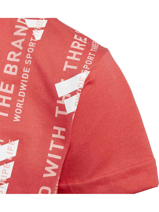 Kids' T-shirt Red Performance