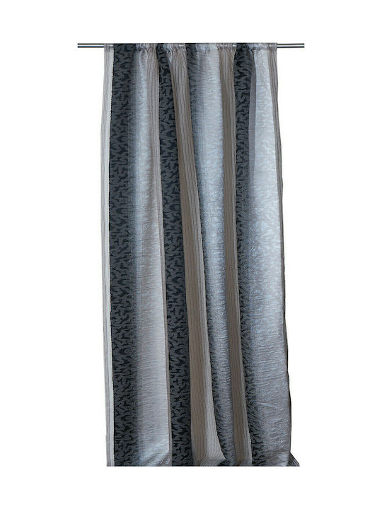 Viopros Curtain with Pencil Pleat 6375 Grey 634683 140x270cm