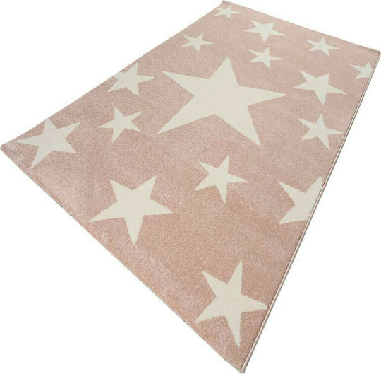 Balsan Star Kinder Teppich Sterne White Pink 200x290cm Balsan Star Kinder Teppich Sterne White Pink 200x290cm