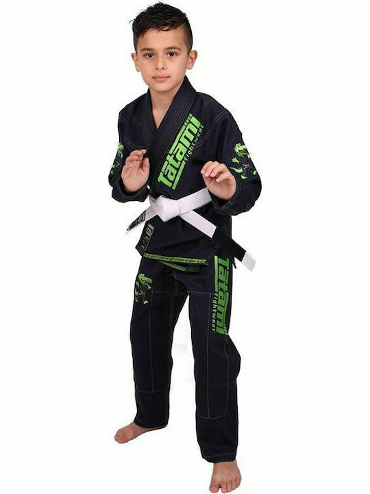 Tatami Fightwear New Meerkatsu Kids Animal Gi Copii Uniforme Jiu Jitsu Negru