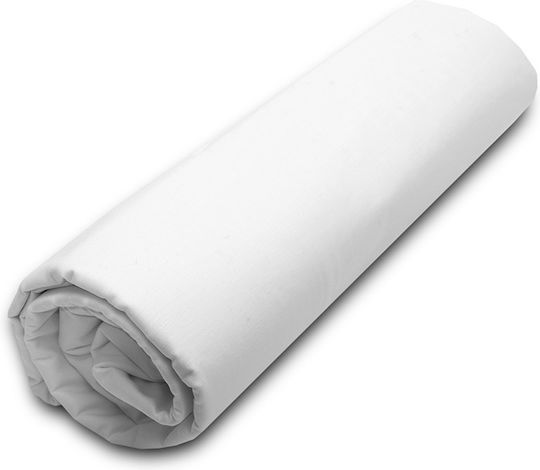 Sunshine Sheet Super-Double with Elastic 160x200+20cm. Menta 152 White 1