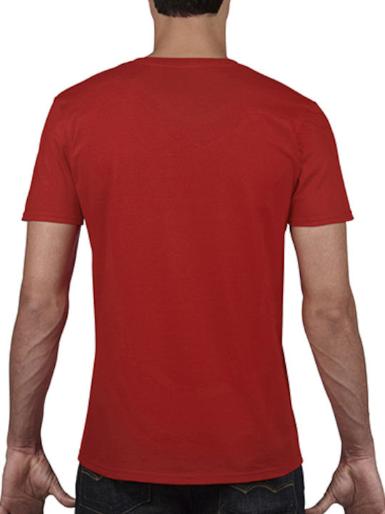 Gildan 64V00 Men's Short Sleeve Promotional T-Shirt Red