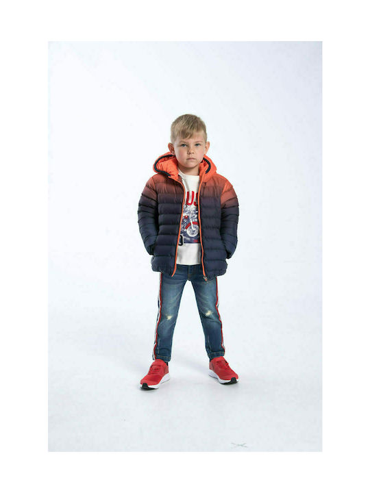 Funky Kids Casual Jacket short Hooded Blue