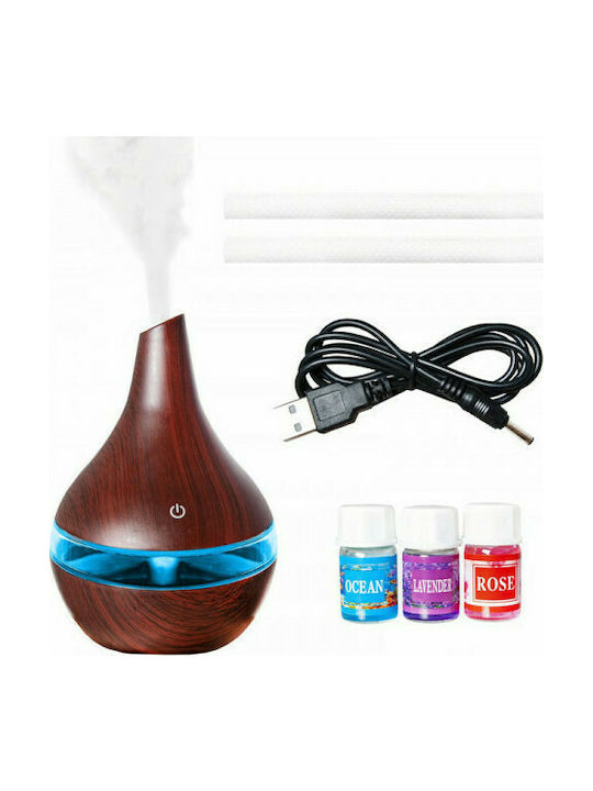 SPM Led Aromatherapy Device Humidifier Brown 10970