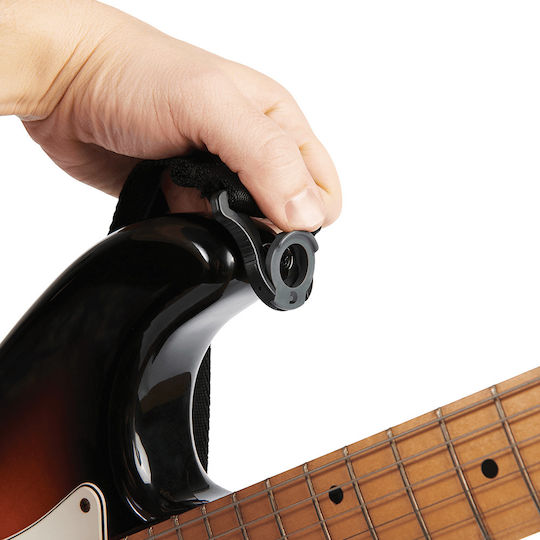 Daddario Auto Lock Nylon Guitar Strap Black