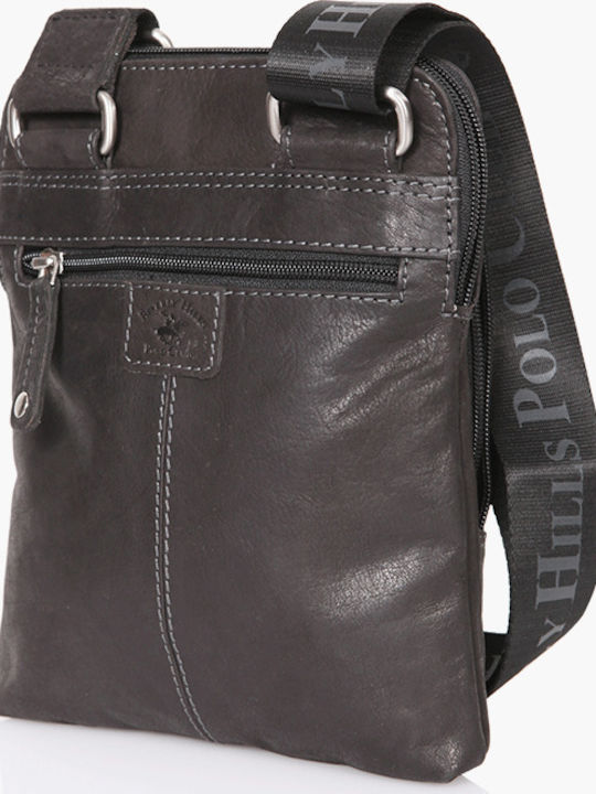 Leather Men's Bag Shoulder / Crossbody Black