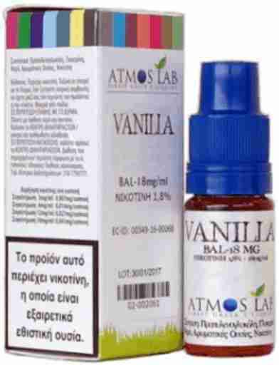 Atmoslab Lichid de Reumplere Gata Black Vanilla cu Aromă de Dulce 6mg 10ml