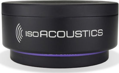 IsoAcoustics Iso-Puck 76 Αντικραδασμικά Πατάκια 3.8mm Σετ 2 Τεμαχίων σε Μαύρο Χρώμα