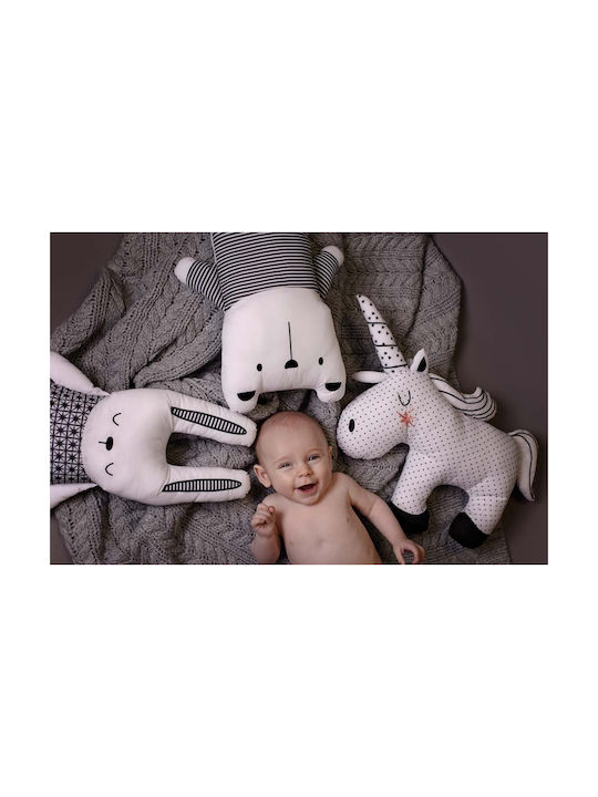 Bizzi Growin Διακοσμητικό Μαξιλάρι Κούνιας Little Dreamer Λευκό 37x30cm