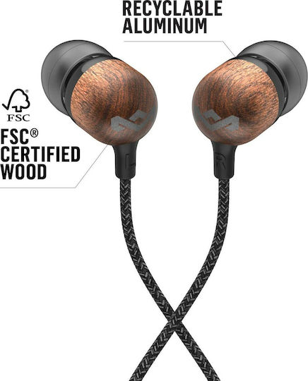 The House Of Marley Smile Jamaica Wireless 2 In-ear Bluetooth Handsfree Ακουστικά με Αντοχή στον Ιδρώτα Black