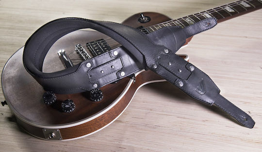 Gruv Gear David Ellefson Recoil Strap für Gitarre Schwarz