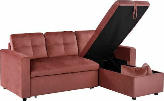 Wayne Γωνιακός Καναπές Κρεβάτι Βελούδινος 224x147x85εκ. Wayne Γωνιακός Καναπές Κρεβάτι Βελούδινος 224x147x85εκ.