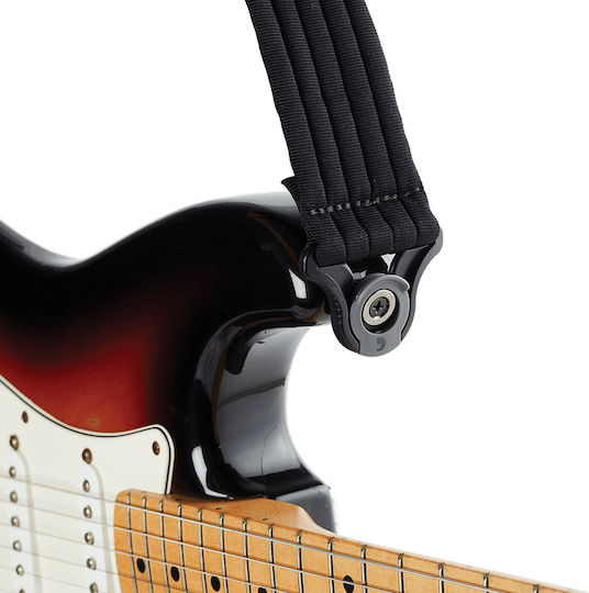 Daddario Auto Lock Padded Guitar Strap Gurt für Gitarre Schwarz