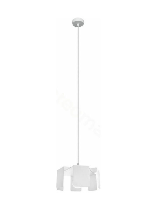 Sollux Tulip Pendant Light Single-Light for Socket E27 White