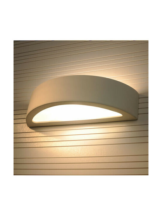 Sollux Atena Lumină De perete Alb 38x20x20cm
