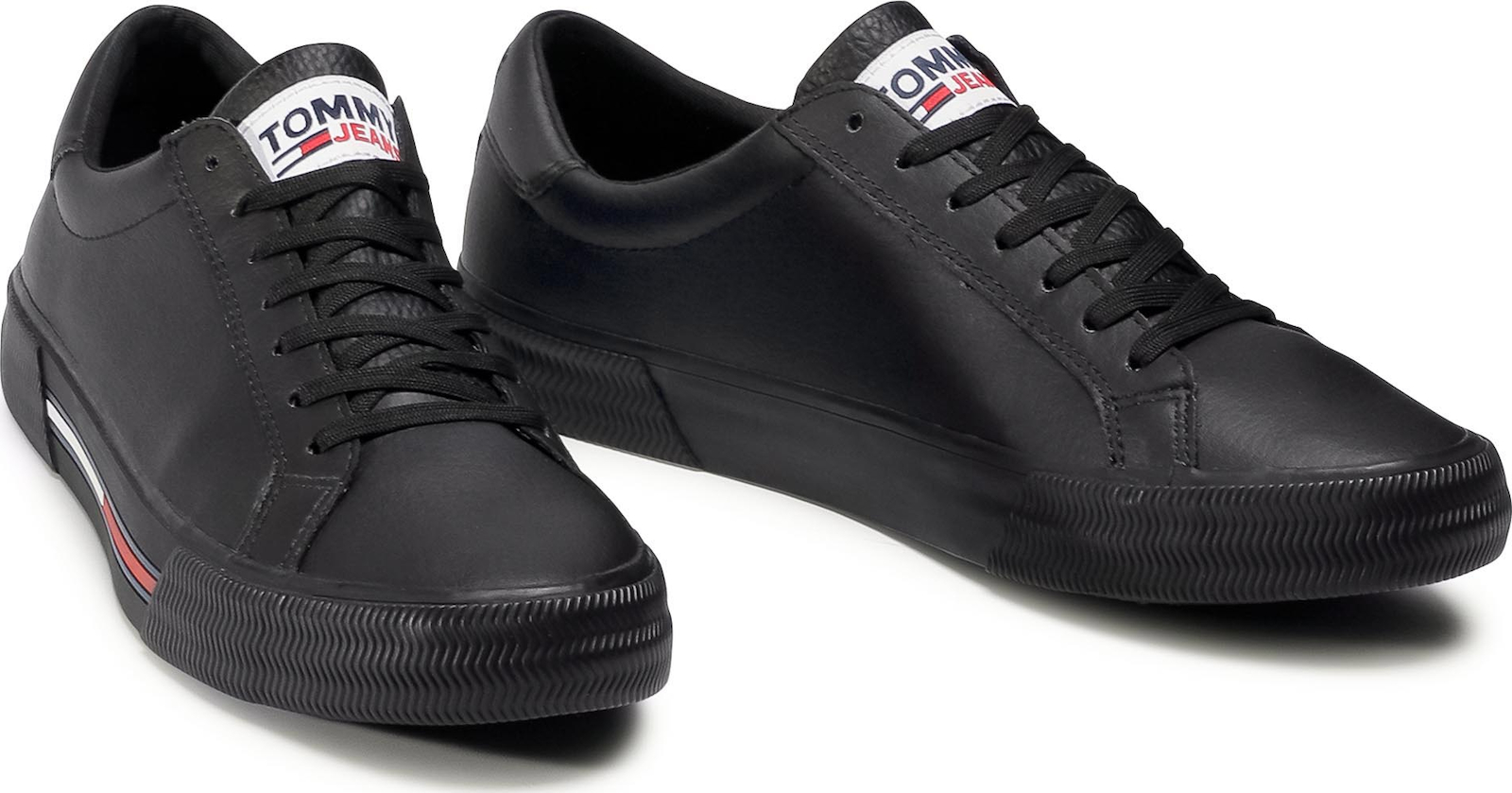 tommy hilfiger essential leather lace up
