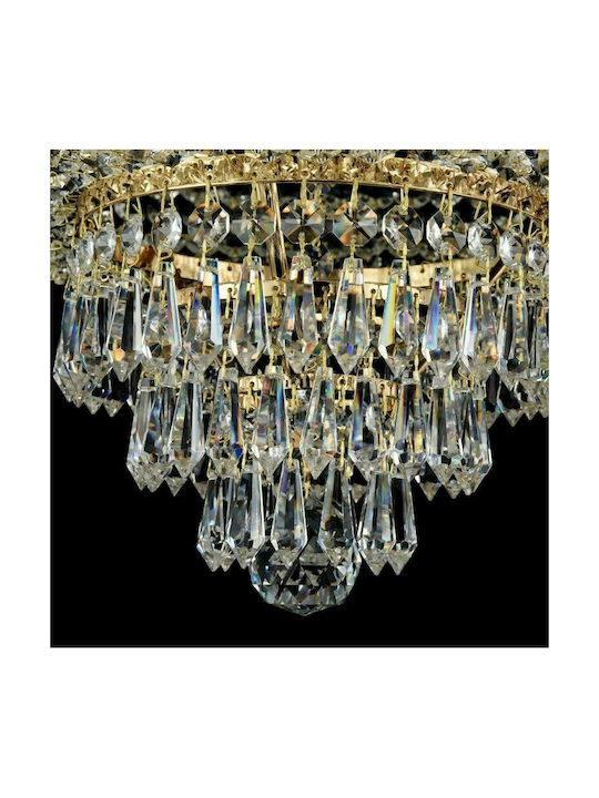 Maytoni Palace Chandelier with Crystals 6xE27 Gold DIA890-CL-06-G