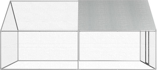 vidaXL Coteț din Oțel Galvanizat L4 x L2.75 x Î2m.