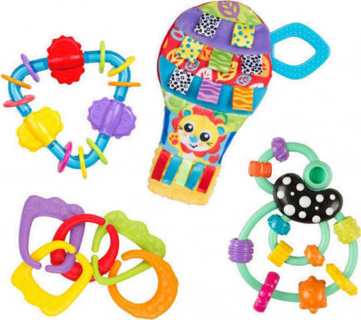 Playgro Teething Rattle made of Plastic for 0 m+