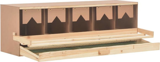 vidaXL Cușcă Din Lemn Pentru Găini 170660 117x33x38cm