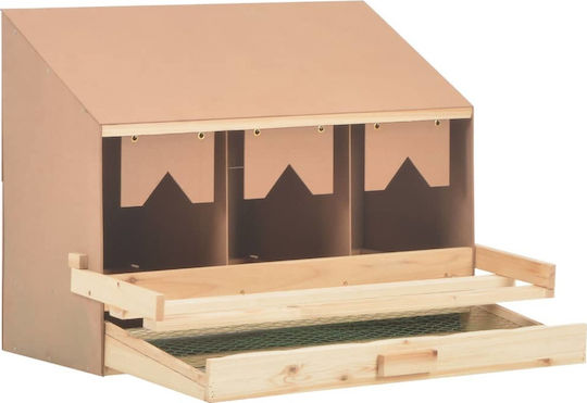 vidaXL Wooden Nesting Box for Hens 170653 72x33x54cm