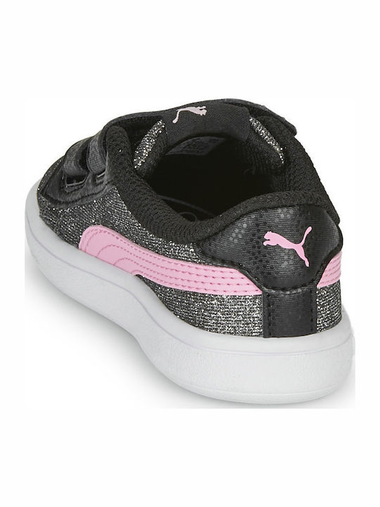Smash Glitz Glam Παιδικά Sneakers με Σκρατς Ασημί