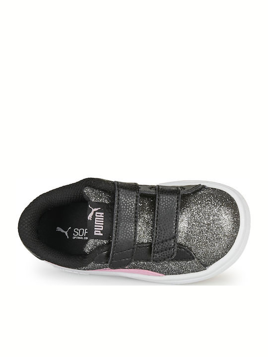 Smash Glitz Glam Παιδικά Sneakers με Σκρατς Ασημί