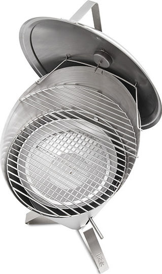 Hoefats Cone Holzkohlegrill mit Deckel und Thermometer 60cmx60cm