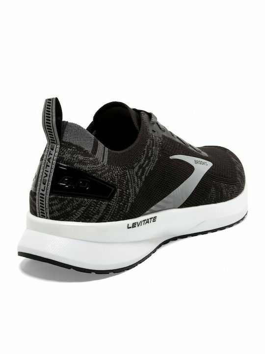 Levitate 4 Ανδρικά Αθλητικά Παπούτσια Running Μαύρα