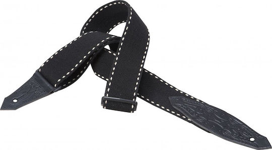 Levys MSSC80 2" Heavy-Weight Cotton Guitar Strap Ζώνη για Κιθάρα Μαύρη