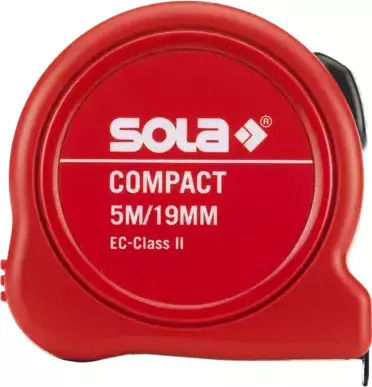 Sola CΟ 5 ΜΕ Tape Measure with Auto-Rewind 19mm x 5m