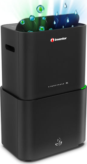 Inventor Atmosphere XL Dehumidifier with Compressor Ionizer and Wi-Fi 25lt Black