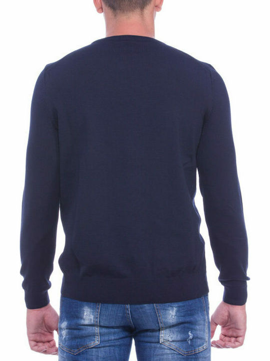 Hugo Boss Botto-L Herren Langarm-Pullover Marineblau