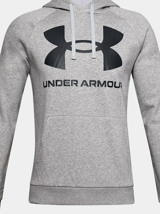 Rival Big Sweatshirt mit Kapuze Heather Grey