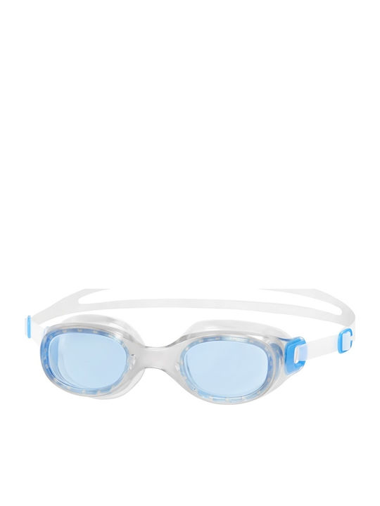 Speedo Futura Classic Swimming Goggles Adults with Anti-fog Lenses White