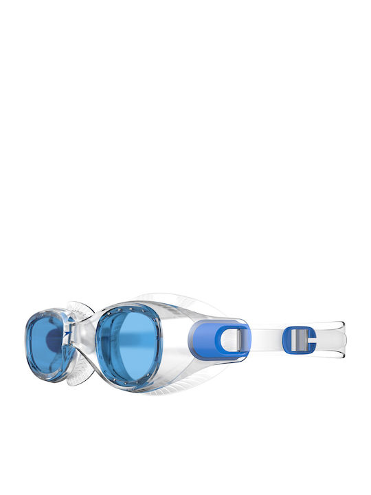 Speedo Futura Classic Swimming Goggles Adults with Anti-fog Lenses White